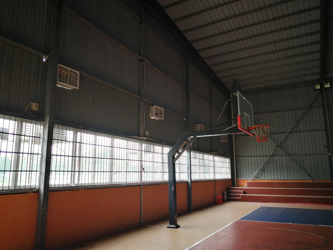 室内篮球场环保空调案例